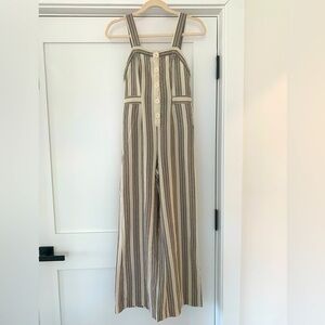 Striped Jumpsuit Size Small